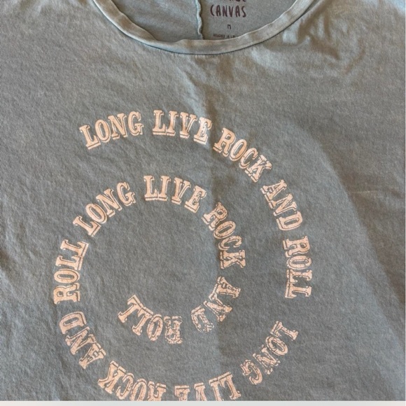 Vintage Blue Boxy 3/4 Sleeve Sweatshirt - Picture 3 of 5